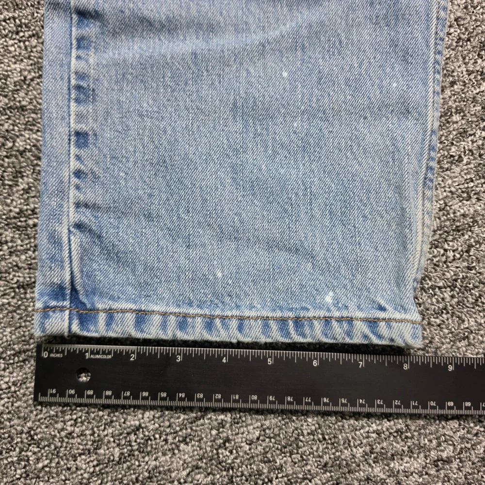 90s Vintage Distressed Straight Leg Jeans Mens 36x34 Blue Levis 505 Light Wash
